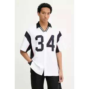 AMBUSH cămașă din bumbac Sports Designed Shirt culoarea alb, cu guler clasic, relaxed, 12115310 imagine