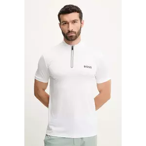 BOSS Green tricou culoarea alb, uni, 50543347 imagine