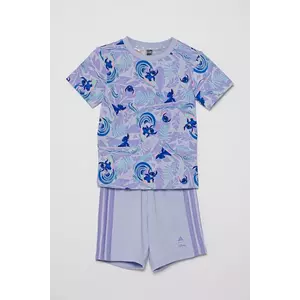 adidas compleu copii culoarea violet, JF3632 imagine