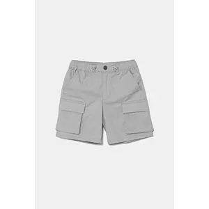 United Colors of Benetton pantaloni scurți copii culoarea gri, talie reglabila, 4L2VG902V imagine