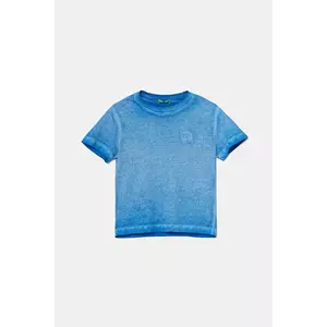 United Colors of Benetton tricou de bumbac pentru copii uni, 3085G10JP imagine
