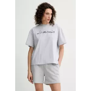 La Mania tricou COURTNEY femei, culoarea gri, COURTNEY imagine