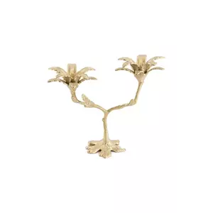 Doing Goods sfesnic decorativ 22, 5 x 27 x 11, 5 cm culoarea galben imagine