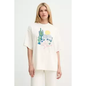 Levi's tricou din bumbac GRAPHIC SHORT STACK TEE culoarea bej, A4924 imagine