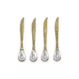 Doing Goods lingură 11 x 2 x 1 cm 4-pack culoarea galben imagine