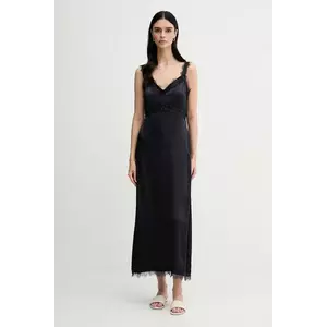 Pedro del Hierro rochie culoarea albastru marin, maxi, evazati imagine