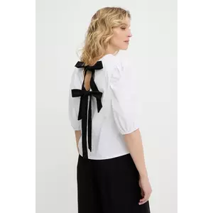 Answear Lab bluza culoarea alb, neted imagine