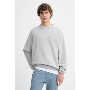 Levi's hanorac de bumbac PRIDE RELAXED CREW culoarea gri, melanj, 002FC imagine