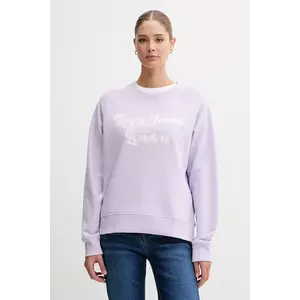 Pepe Jeans bluză culoarea violet, cu imprimeu, PL581524 imagine