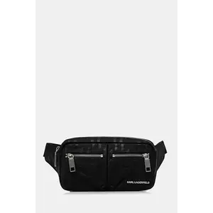 Karl Lagerfeld borsetă K/MONOGRAM culoarea negru, A3M30164 imagine