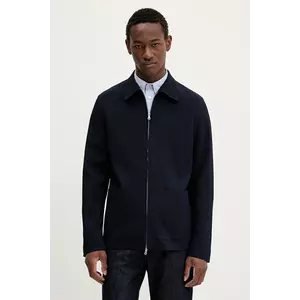 BARENA VENEZIA geacă de lână Camicia Mola culoarea bleumarin, de tranzitie, OSU5065.494 imagine