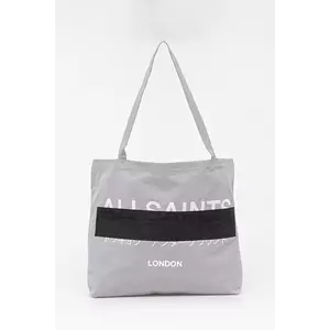 AllSaints geantă de bumbac REDACT culoarea gri, M093XC imagine