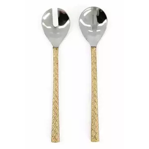 Doing Goods linguri de salată Chameli Salad Server S 2-pack culoarea galben imagine