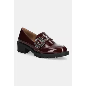 Bianco mocasini BIAPEARL culoarea bordo, cu platforma, 11251930 imagine