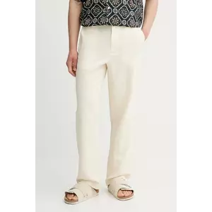 Les Deux pantaloni din in Pino culoarea bej, drept, 1000060 imagine