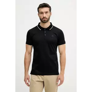 Karl Lagerfeld polo de bumbac culoarea negru, uni, 553200.745080 imagine