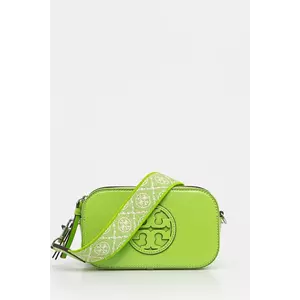 Tory Burch geantă de piele Miller culoarea verde, 169154-300 imagine