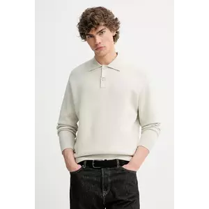 Samsoe Samsoe pulover SANINO culoarea bej, light, M25200022 imagine