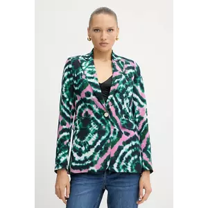Morgan sacou culoarea verde, un singur rand de nasturi, cu imprimeu, VIZA.F imagine