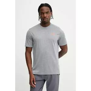 Under Armour tricou de antrenament UA Tech Geotessa culoarea gri, cu imprimeu, 1382182 imagine
