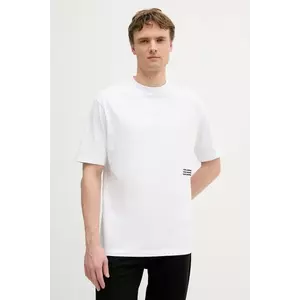 Karl Lagerfeld tricou din bumbac culoarea alb, uni, 553225.755151 imagine