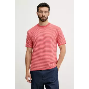 United Colors of Benetton tricou din bumbac culoarea roz, cu imprimeu, 1195K109V imagine