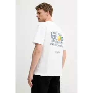 Pepe Jeans tricou din bumbac culoarea alb, cu imprimeu, PM509958 imagine