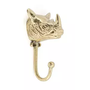 Doing Goods cuier de perete Roger Rhino Hook culoarea galben imagine