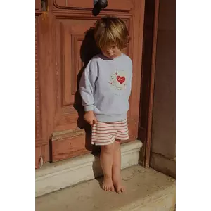 Konges Sløjd hanorac de bumbac pentru copii RHW X KS JACK SWEAT OCS culoarea gri, cu imprimeu, Rosie Huntington Whiteley KS103603 imagine