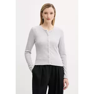 Samsoe Samsoe cardigan SAJUNE culoarea gri, light, F25200034 imagine