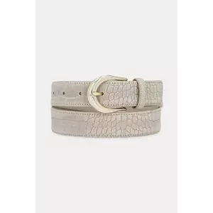 BOSS curea de piele culoarea bej, 50548505 imagine