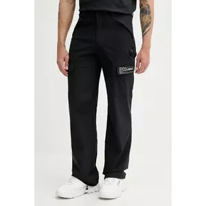 PLEIN SPORT pantaloni culoarea negru, drept, SAEC MRT1455 SNY003N imagine