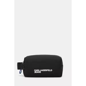 Karl Lagerfeld Jeans portfard culoarea negru, A3M32075 imagine