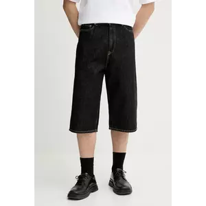 Samsoe Samsoe pantaloni scurți jeans SAROGER culoarea gri, M25200009 imagine