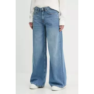 Pepe Jeans blugi WIDE LEG JEANS MW VINTAGE PL205015 imagine