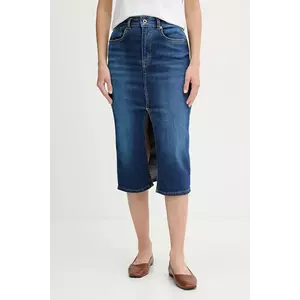 Pepe Jeans fustă jeans midi, creion, PL9011865FB imagine