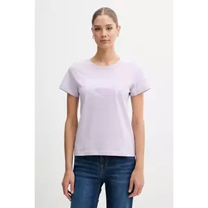 Pepe Jeans tricou din bumbac culoarea violet, PL506113 imagine