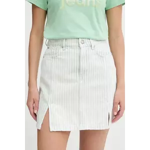 Pepe Jeans fustă jeans mini, creion, PL901230 imagine