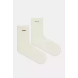 BOSS șosete 2-pack culoarea bej, 50543594 imagine
