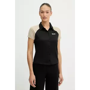 BOSS cămașă culoarea negru, cu guler clasic, regular, 50544191 imagine