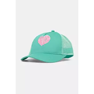 United Colors of Benetton șapcă de baseball pentru copii culoarea turcoaz, cu imprimeu, 6XJNCA02L imagine