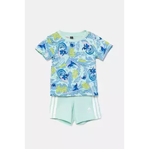 adidas compleu copii x Disney culoarea turcoaz, JD0379 imagine