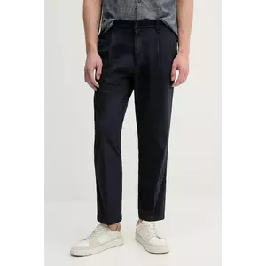 United Colors of Benetton pantaloni culoarea bleumarin, drept, 462SUF04K imagine