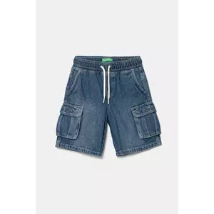 United Colors of Benetton pantaloni scurți din denim pentru copii talie reglabila, 4KEHG902Q imagine