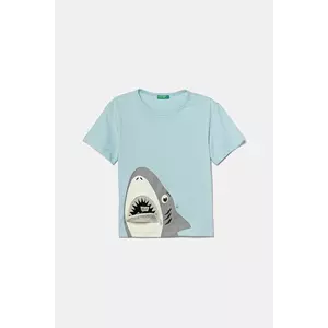 United Colors of Benetton tricou de bumbac pentru copii cu imprimeu, 3I1XG10JL imagine