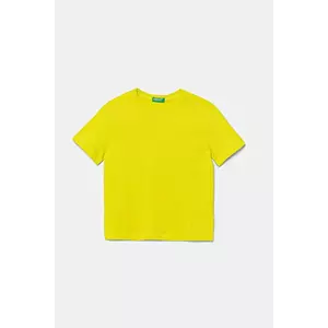 United Colors of Benetton tricou de bumbac pentru copii culoarea verde, cu imprimeu, 3I1XG10JM imagine