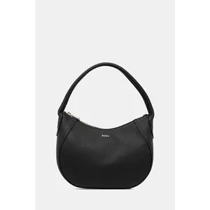 BOSS poșetă de piele culoarea negru, 50547946 imagine