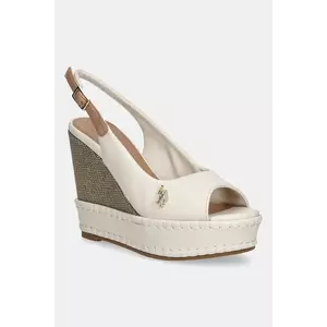 U.S. Polo Assn. sandale AYLIN culoarea bej, AYLIN026W/5Y1 imagine