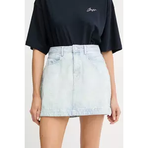 BOSS Orange fustă din denim mini, creion, 50534202 imagine