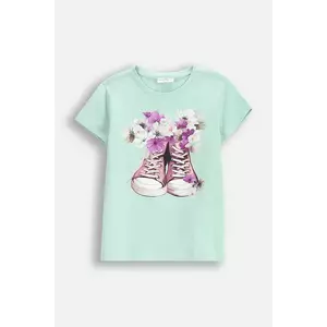 Coccodrillo tricou copii culoarea turcoaz, EVERYDAY GIRL imagine